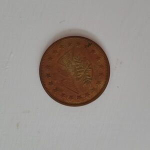 Brass Token No Cash Value Eagle Bird Coin